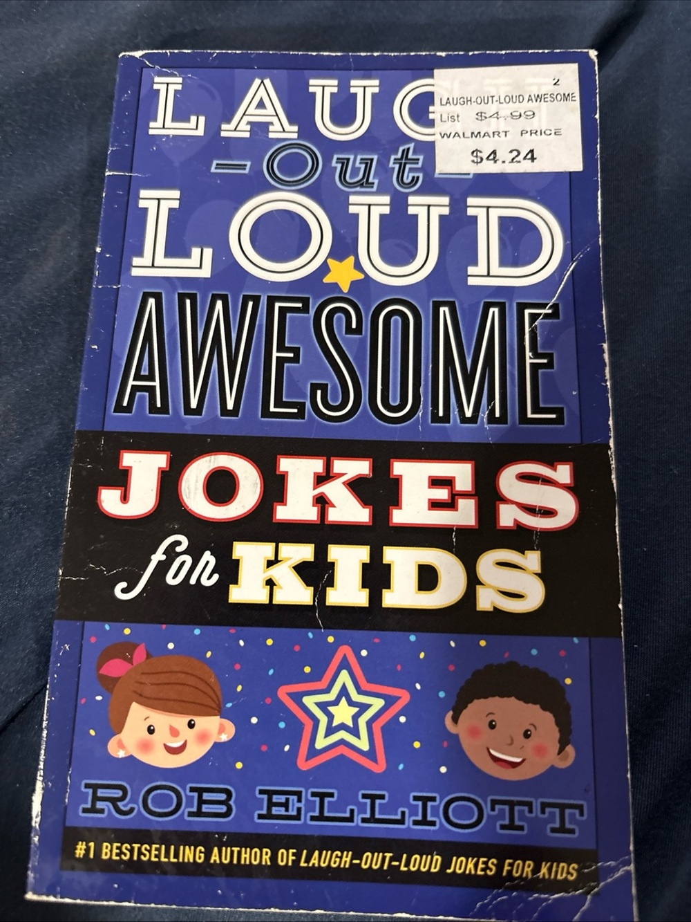 Harper Laugh-Out-Loud Awesome Jokes for Kids - Blue